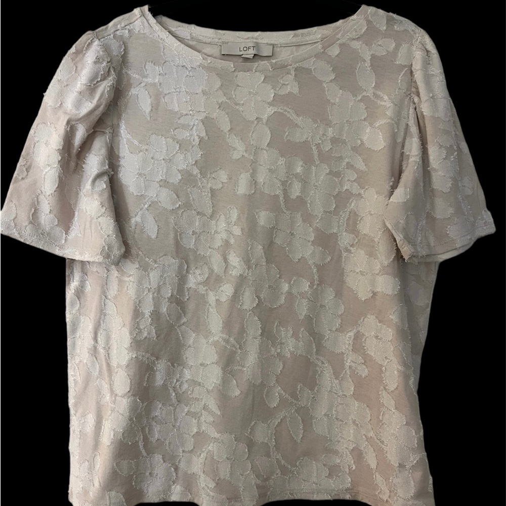 Ballet Pink LOFT Textured Top